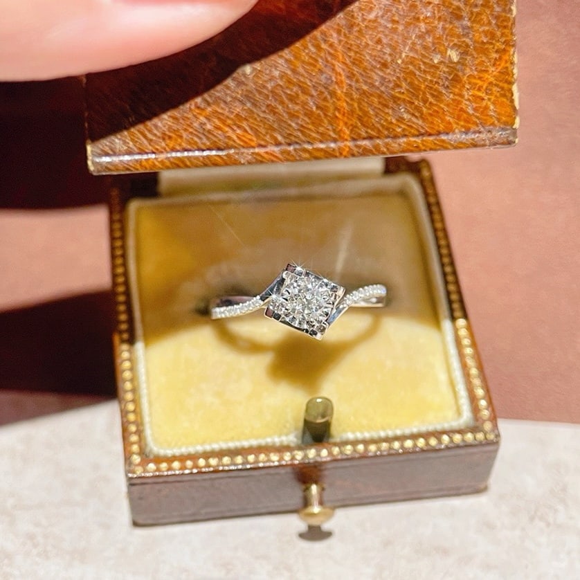 14k Gold 0.3 Ctw Natural H Diamond Ring: Ref:231174264 // gold content:14k gold // ring size:7. 25us // // main gemstone:diamond // shape:round // carat weight:0. 2ct // clarity grade:vs-si // color:h // treatment:natural // cut grade:g //
