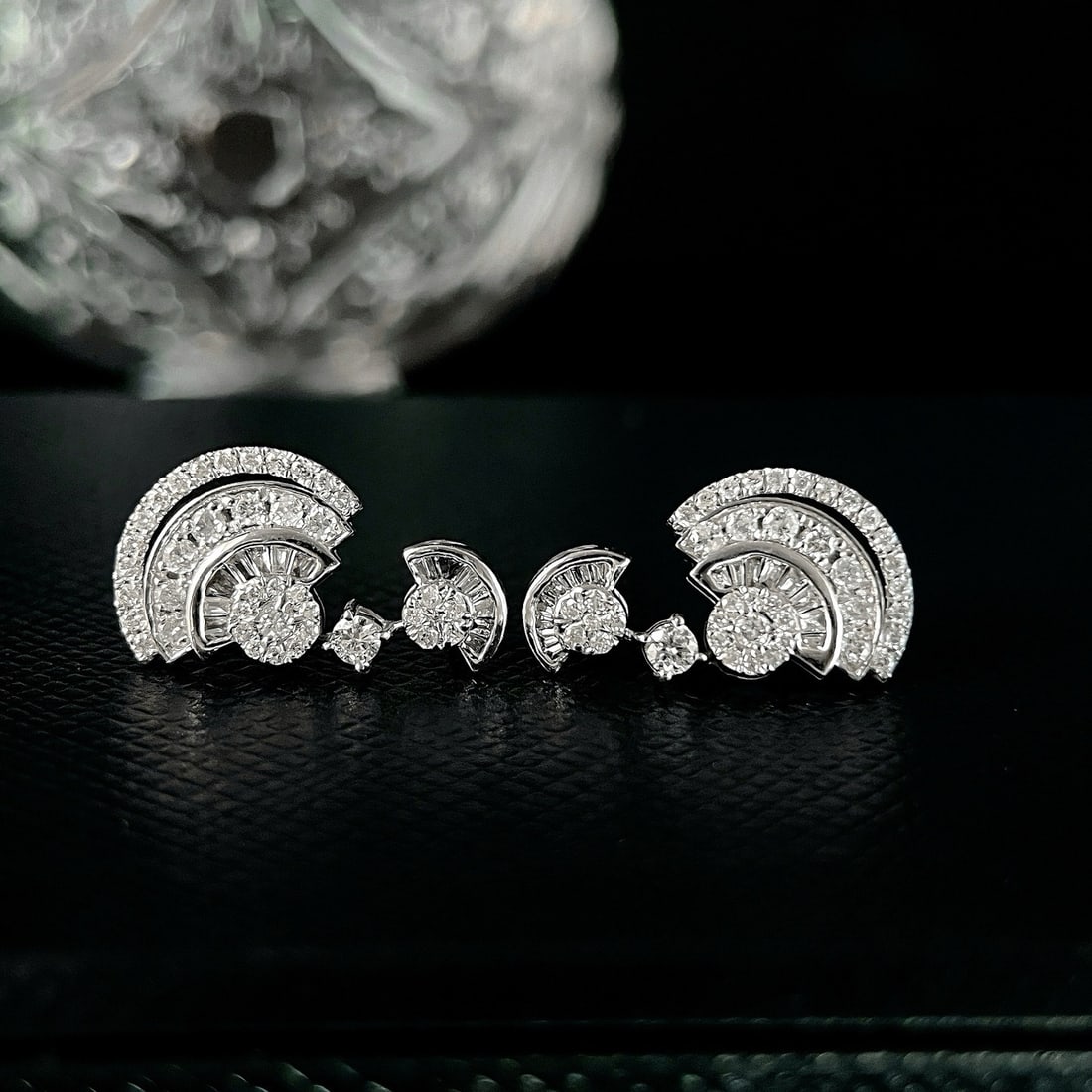 14k Gold 1.76 Ctw Natural H Diamond Jewelry Set - 3