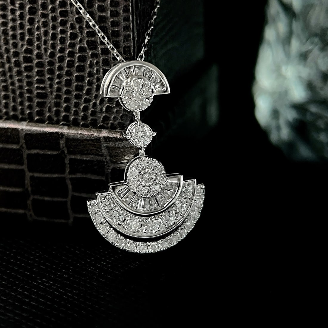 14k Gold 1.76 Ctw Natural H Diamond Jewelry Set - 4