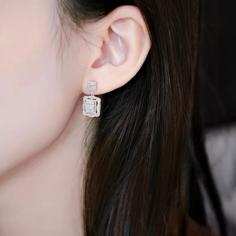 14k Gold 1.95 Ctw Natural H Diamond Jewelry Set - 6