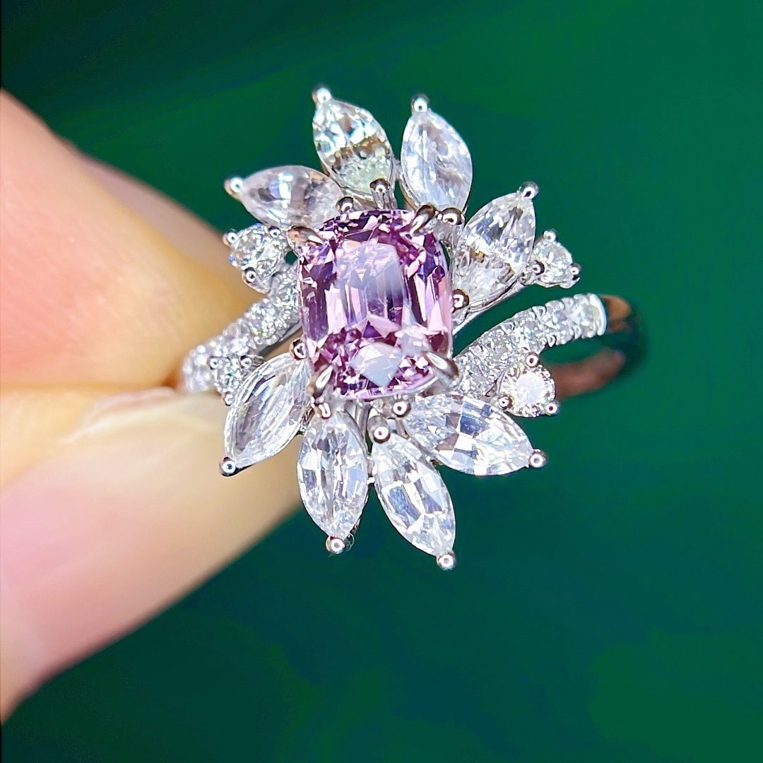 14k Gold 1.46 Ctw Vivid Red Natural Ruby & Diamond Ring - 5