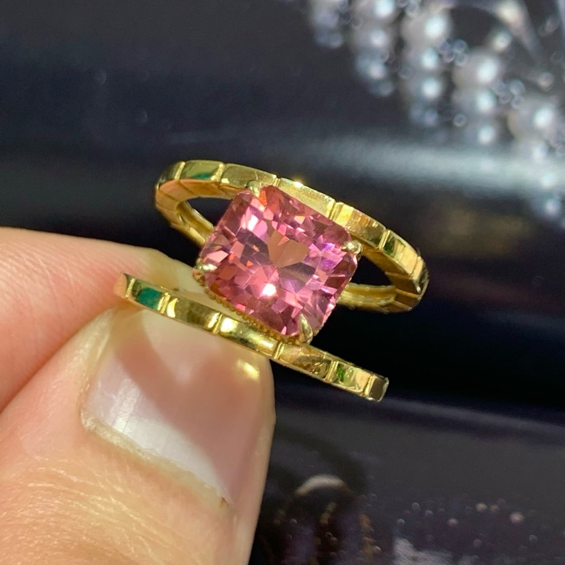 14k Gold 3.22 Ct Natural Tourmaline Ring - 2