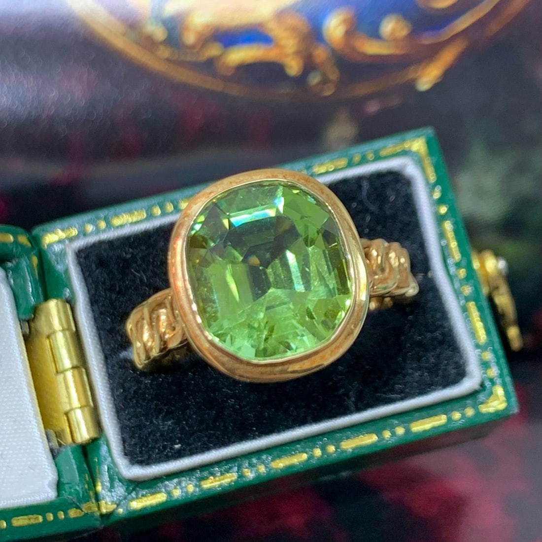 14k Gold 4.5 Ct Natural Tourmaline Ring - 2