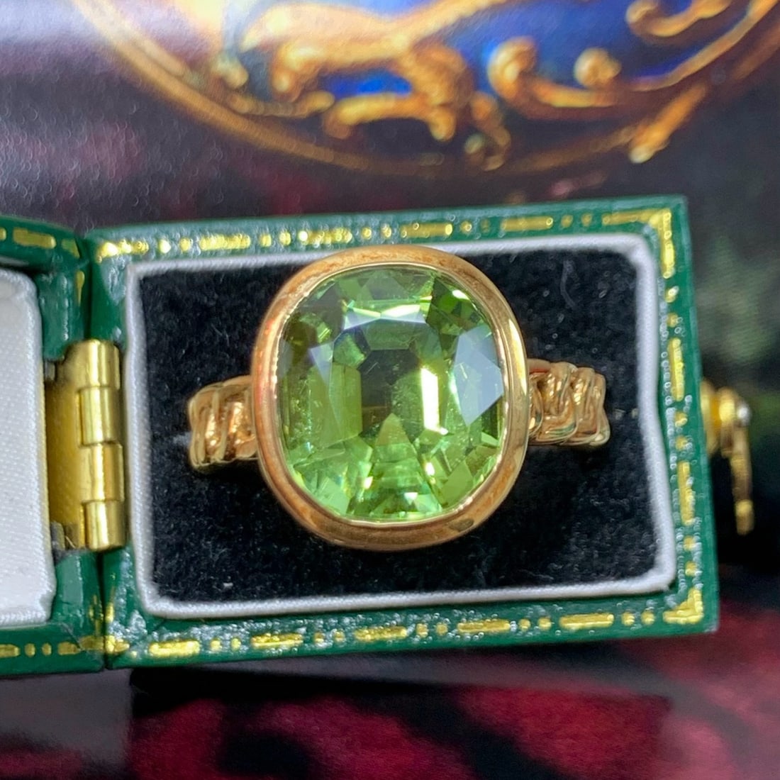 14k Gold 4.5 Ct Natural Tourmaline Ring - 3