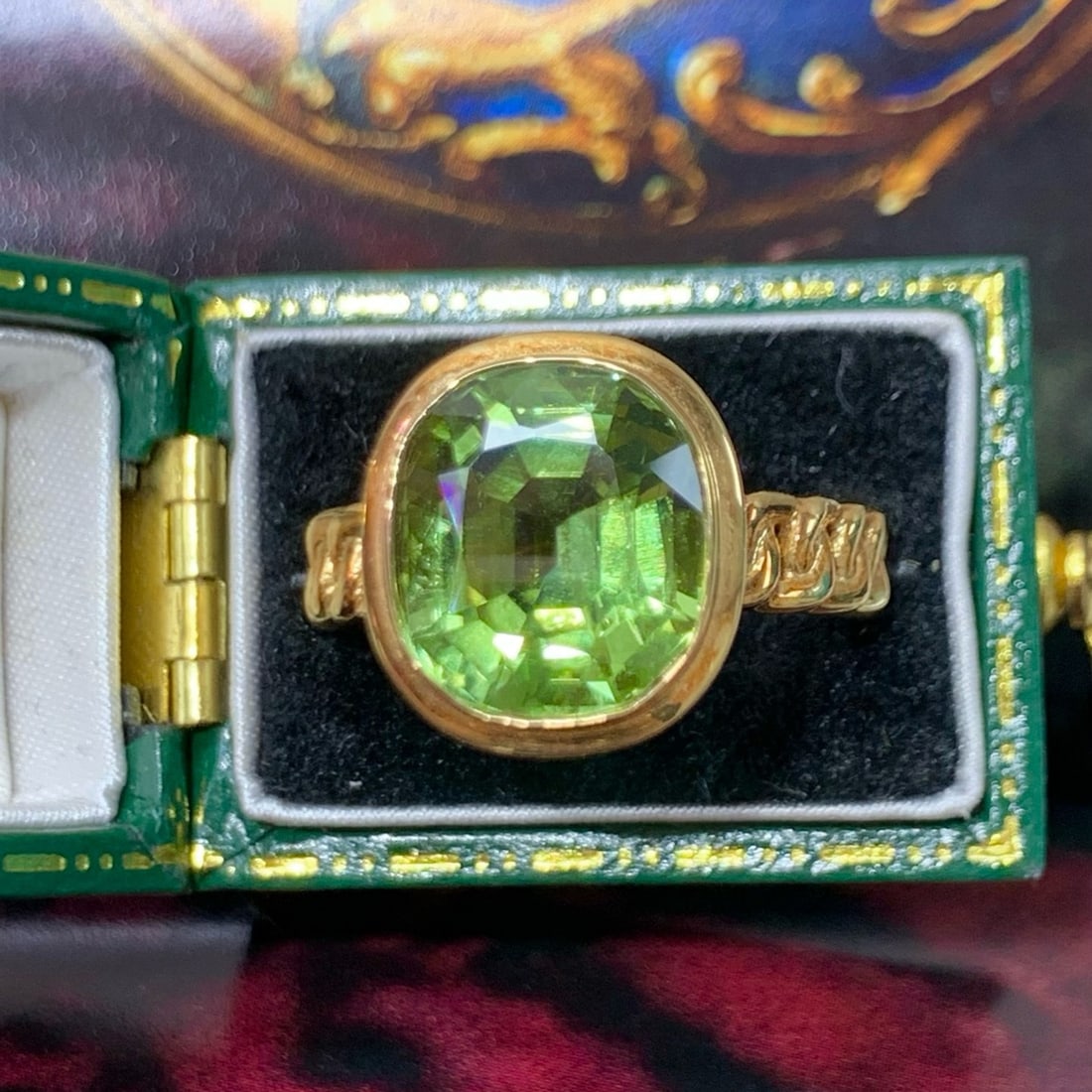 14k Gold 4.5 Ct Natural Tourmaline Ring - 4