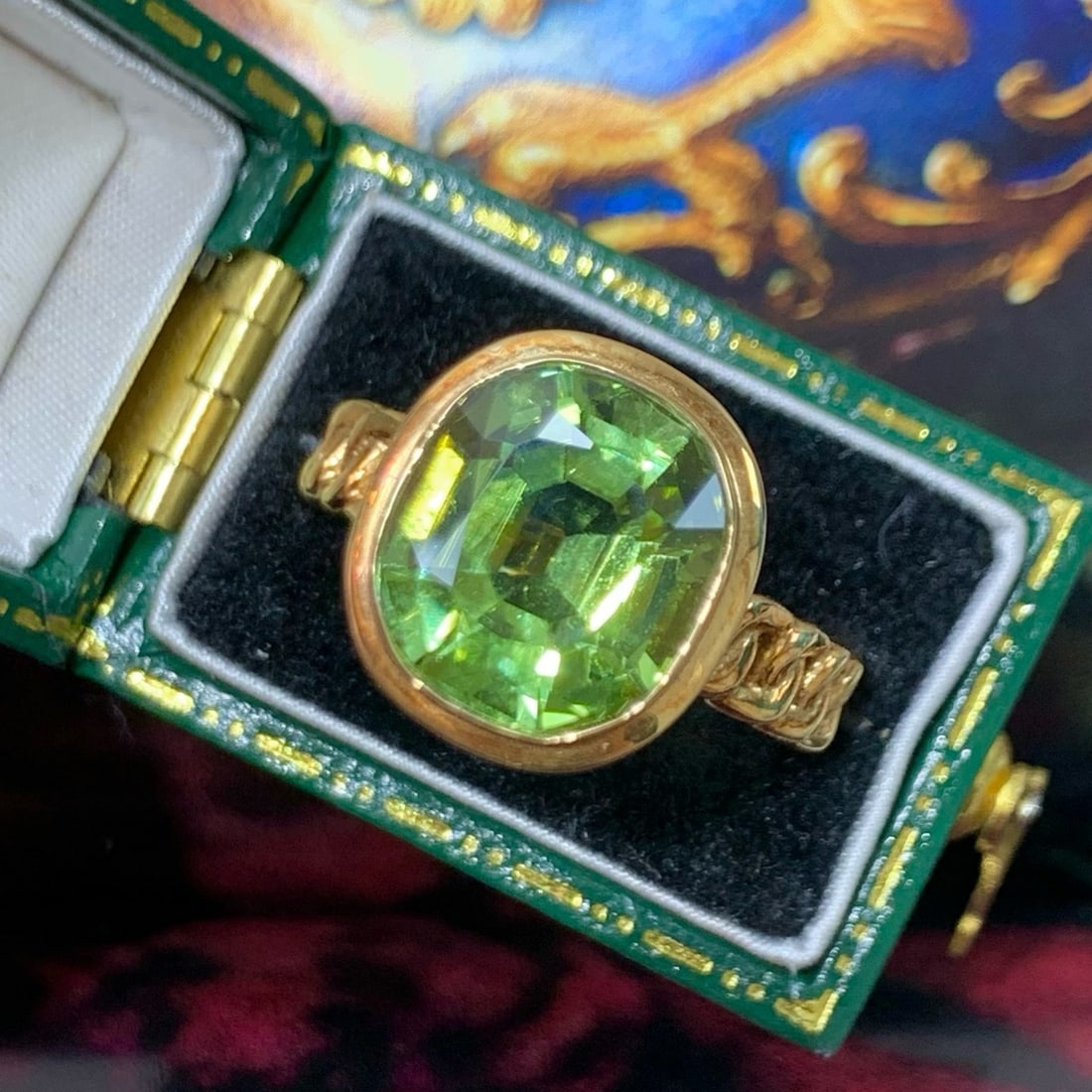 14k Gold 4.5 Ct Natural Tourmaline Ring - 6
