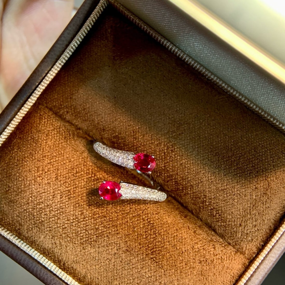 14k Gold 1.11 Ctw Natural Ruby & Diamond Ring - 4