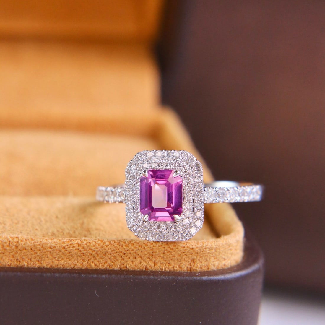 14k Gold 1.07 Ctw Natural Sapphire & Diamond Ring - 2