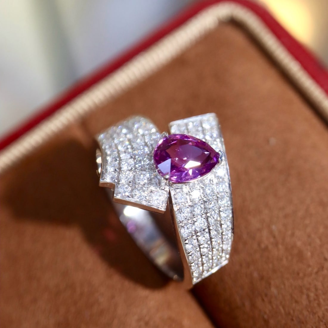 14k Gold 1.74 Ctw Natural Sapphire & Diamond Ring - 4