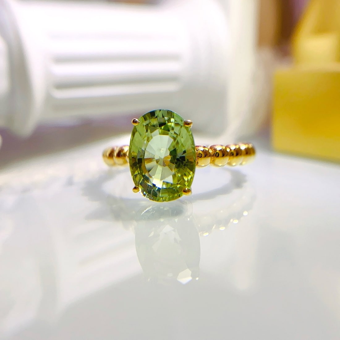14k Gold 3.15 Ct Natural Tourmaline Ring - 3