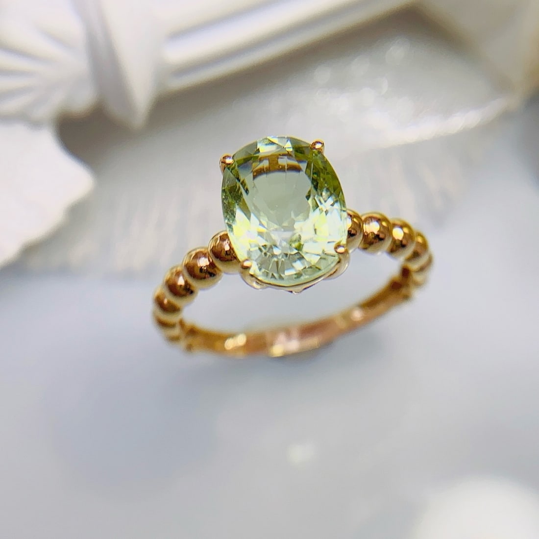 14k Gold 3.15 Ct Natural Tourmaline Ring - 5