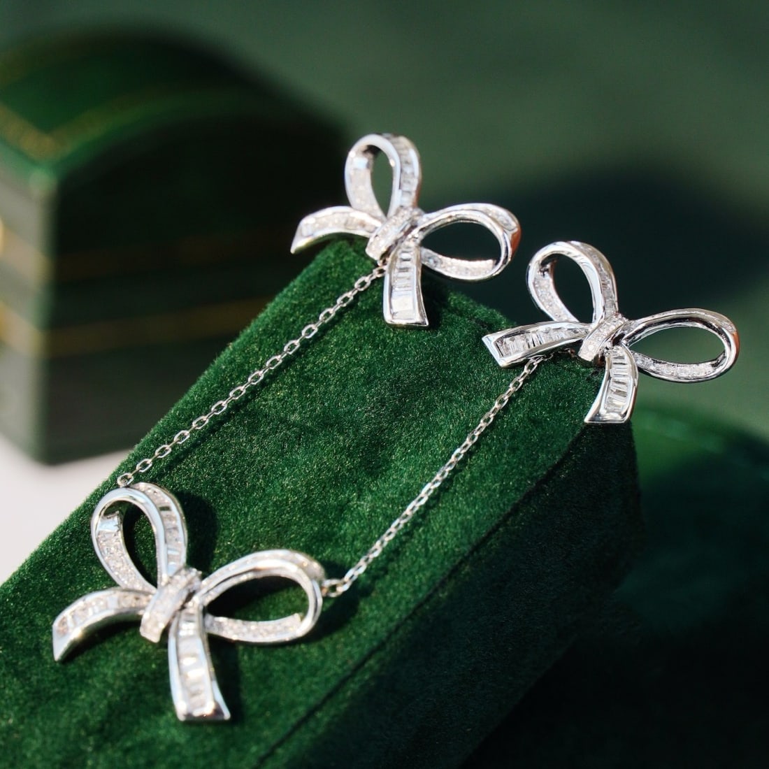 14k Gold 0.88 Ctw Natural H Diamond Jewelry Set - 4