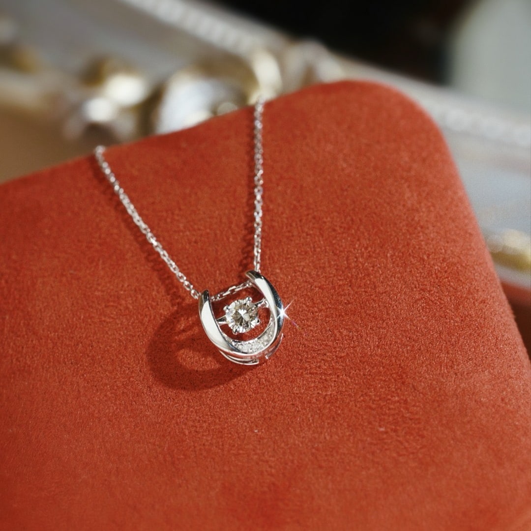 14k Gold 0.22 Ctw Natural H Diamond Necklace - 2