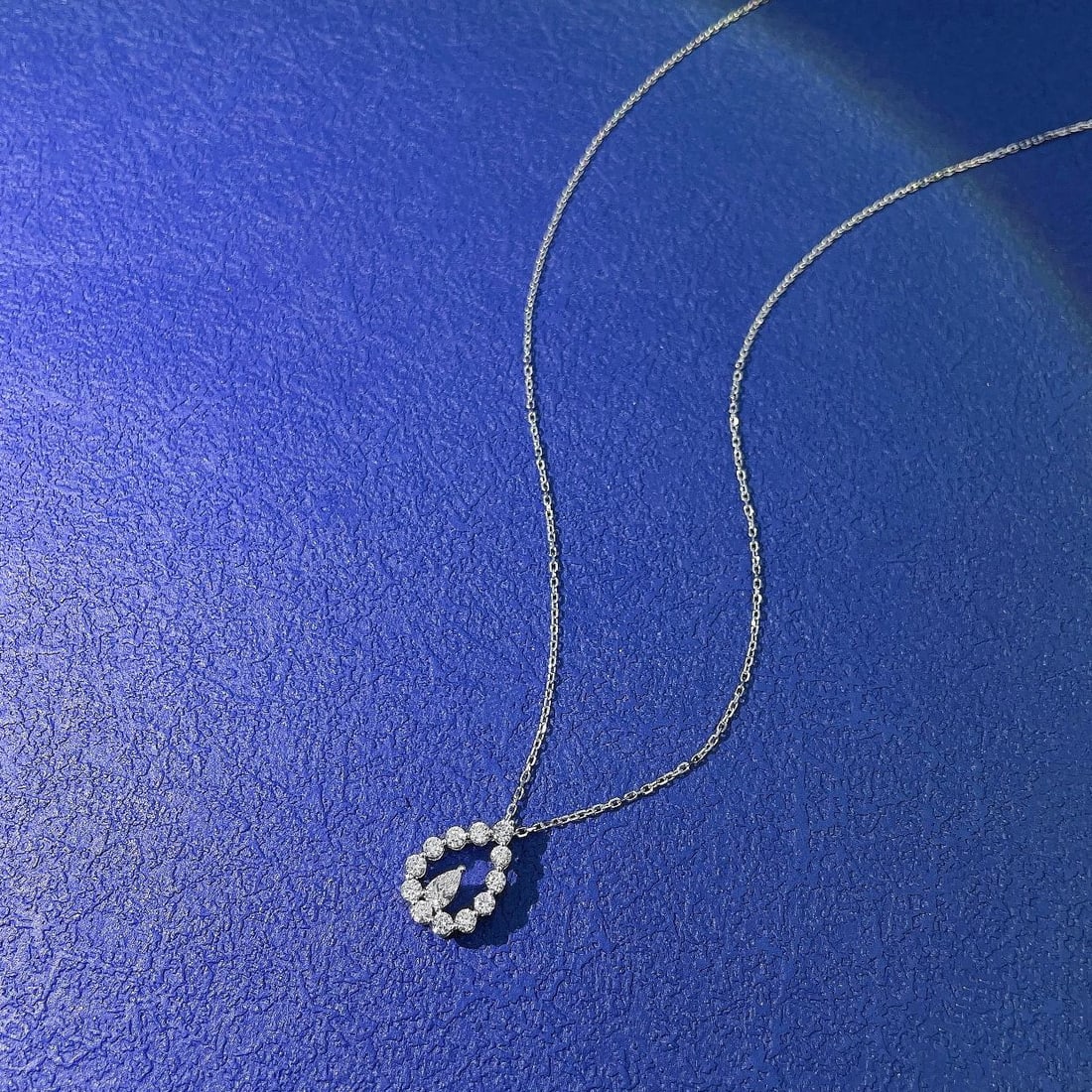 14k Gold 0.39 Ctw Natural H Diamond Necklace - 3