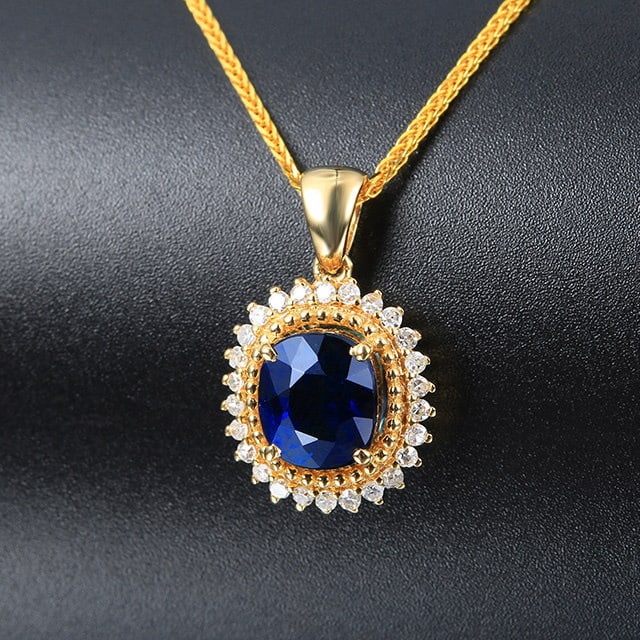 14k Gold 0.78 Ctw Natural Sapphire & Diamond Earrings - 8