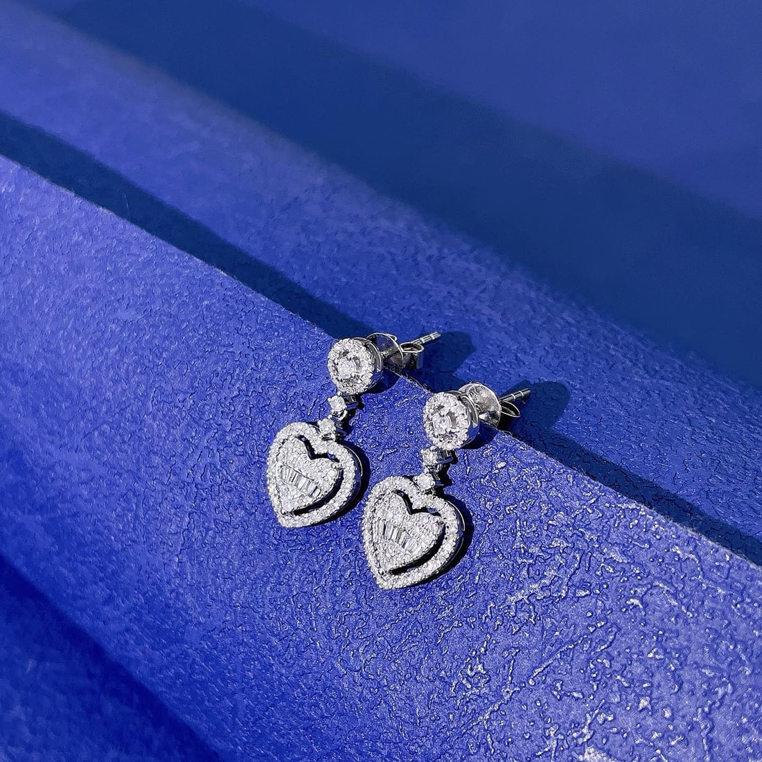 14k Gold 0.36 Ctw Natural H Diamond Earrings - 2