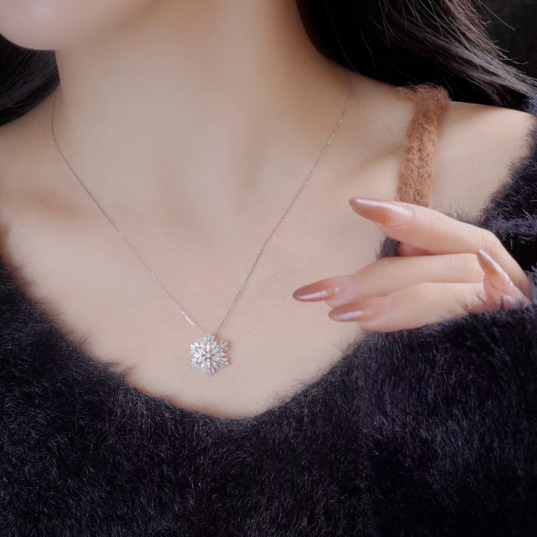 14k Gold 1.4 Ctw Natural H Diamond Jewelry Set - 2
