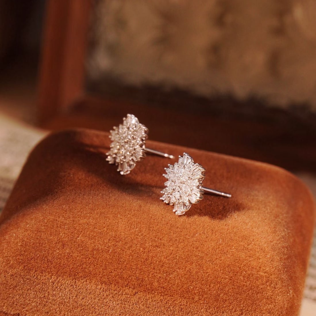 14k Gold 1.4 Ctw Natural H Diamond Jewelry Set - 5