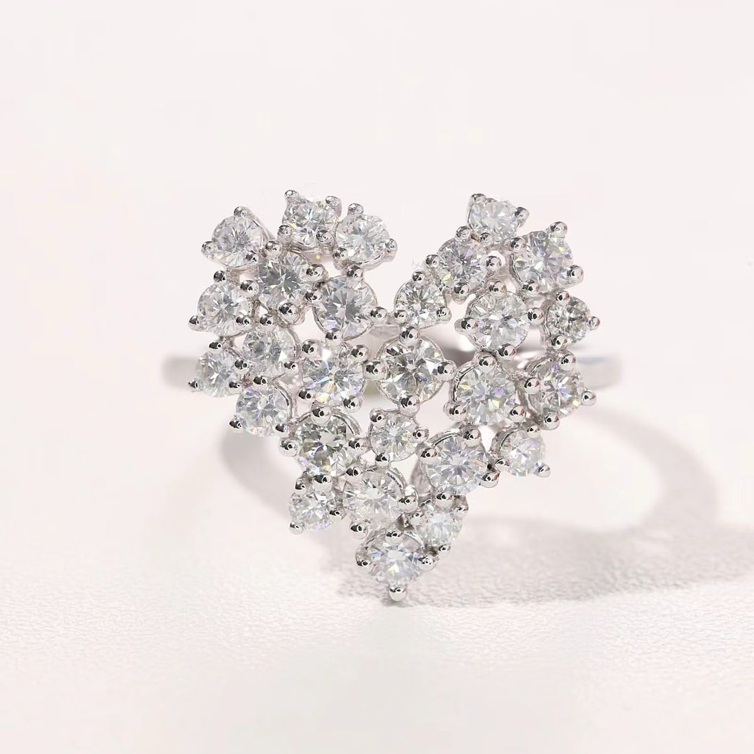 14k Gold 1.62 Ct Natural H Diamond Ring - 7