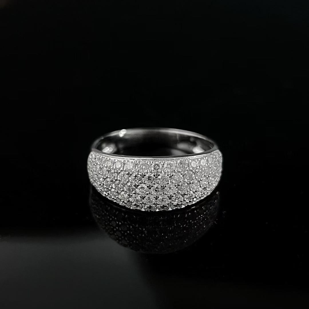 14k Gold 1 Ct Natural H Diamond Ring: Ref:231182319 // gold content:14k gold // ring size:7. 25us // // main gemstone:diamond // shape:round // carat weight:1ct // clarity grade:vs-si // color:h // treatment:natural // cut grade:g // Cond