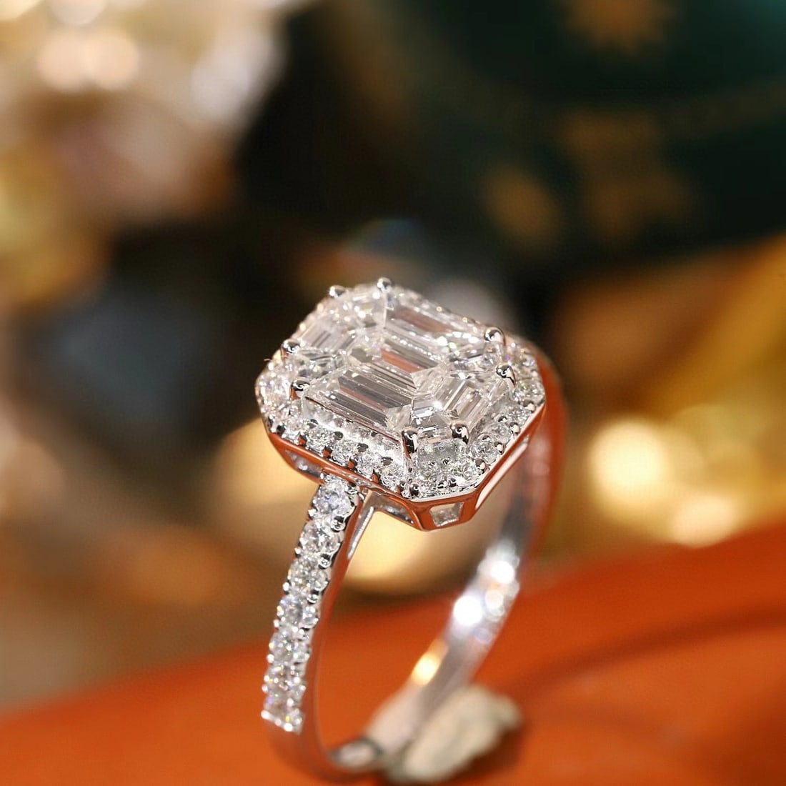 14k Gold 1.01 Ctw Natural H Diamond Ring - 2
