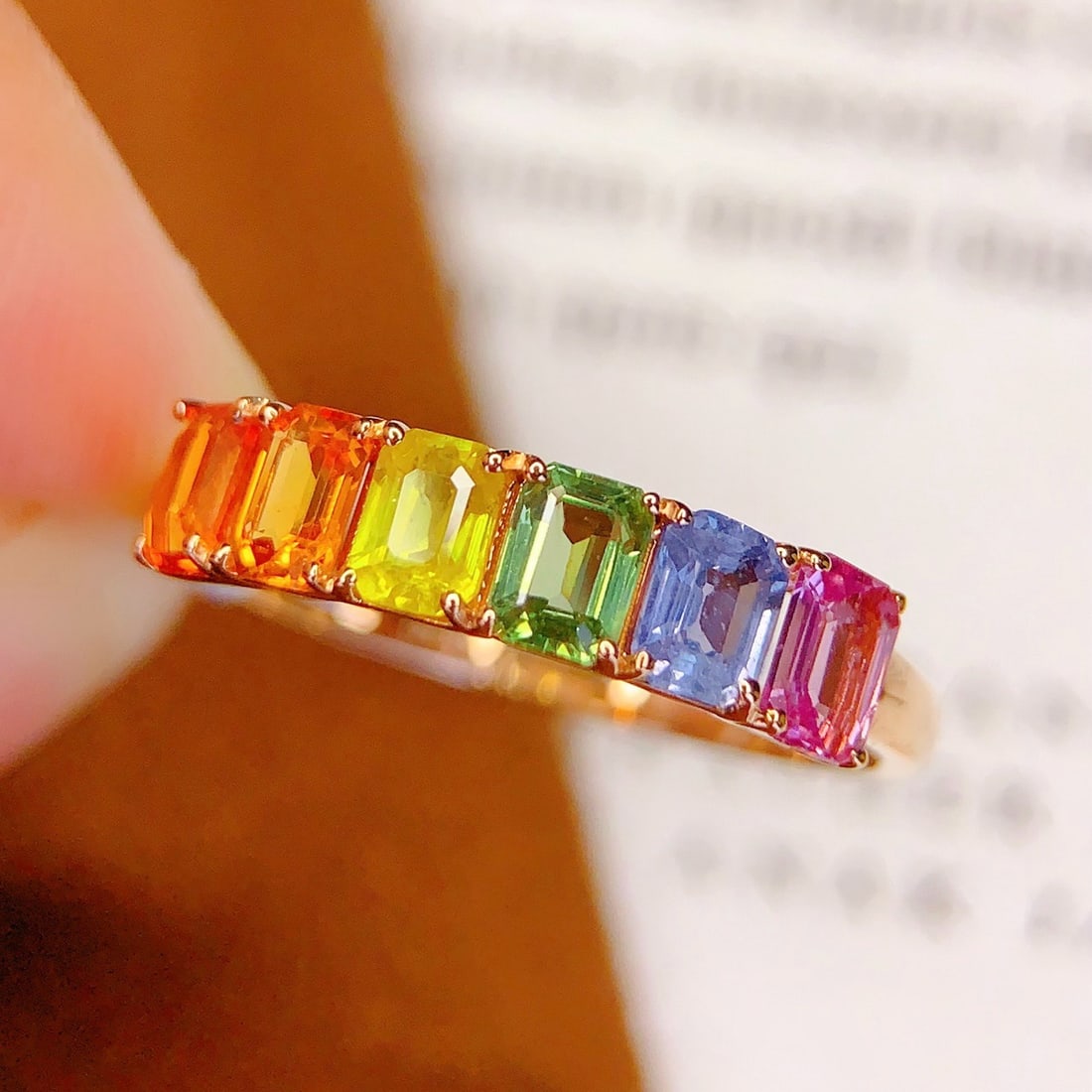 14k Gold 1.6 Ct Natural Sapphire Ring - 2