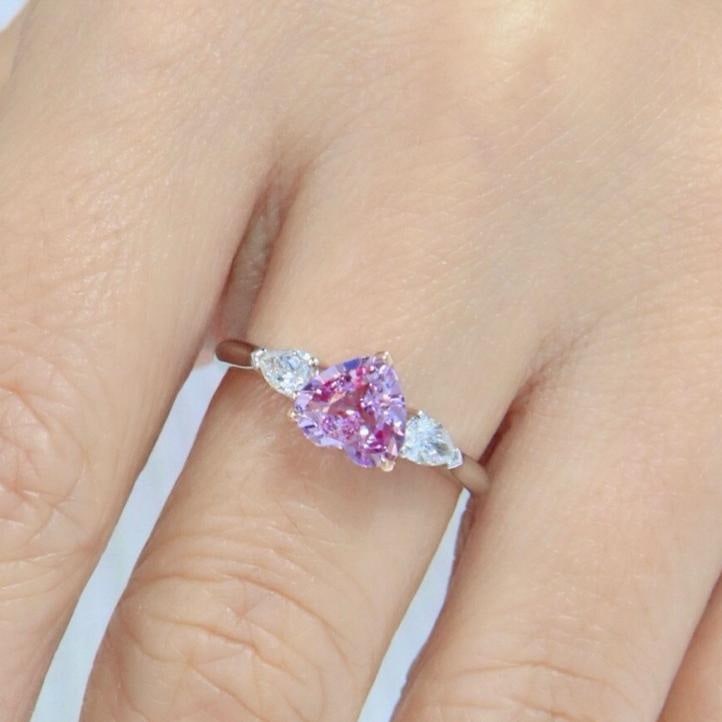 14k Gold 1.51 Ctw Natural Sapphire & Diamond Ring - 3