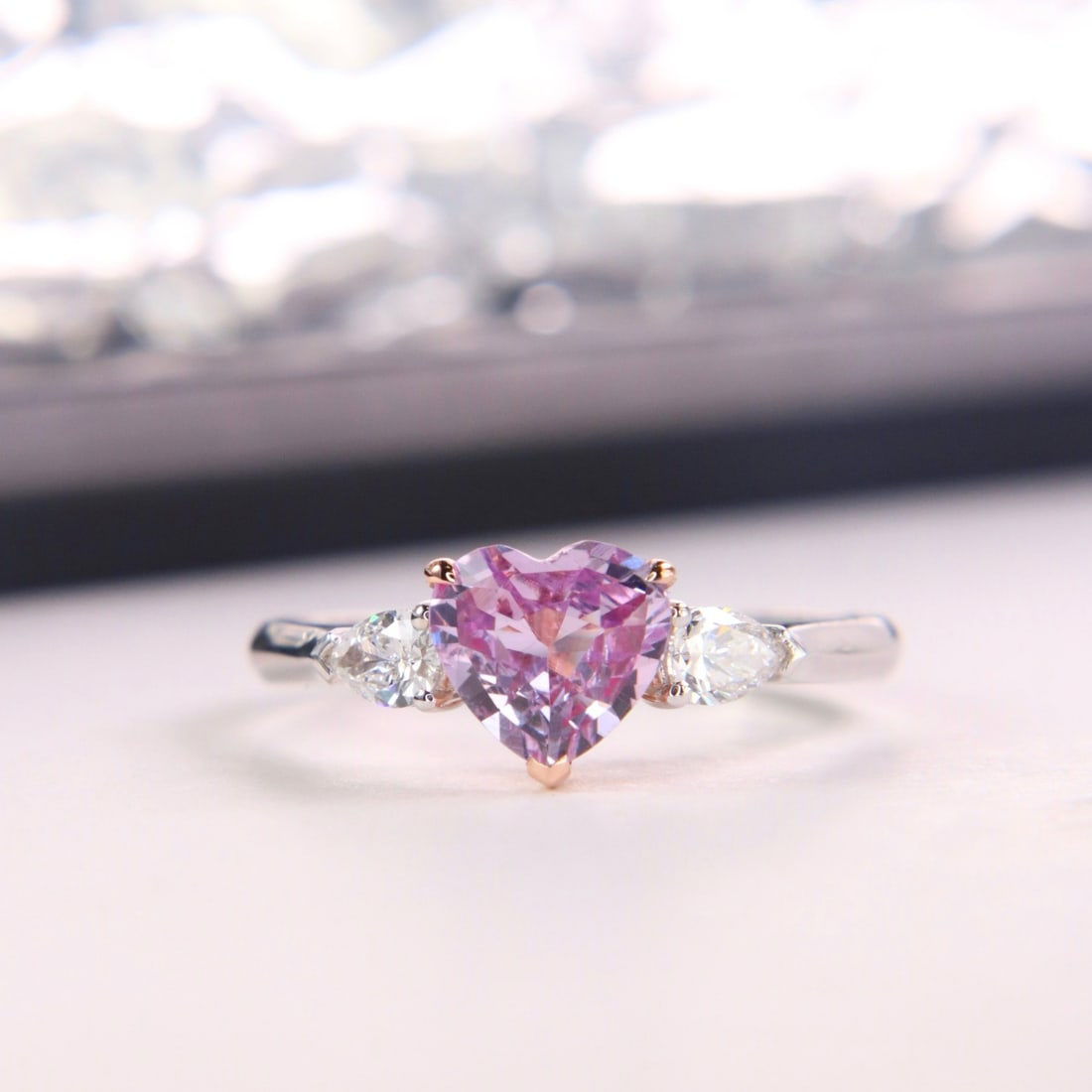 14k Gold 1.51 Ctw Natural Sapphire & Diamond Ring - 7
