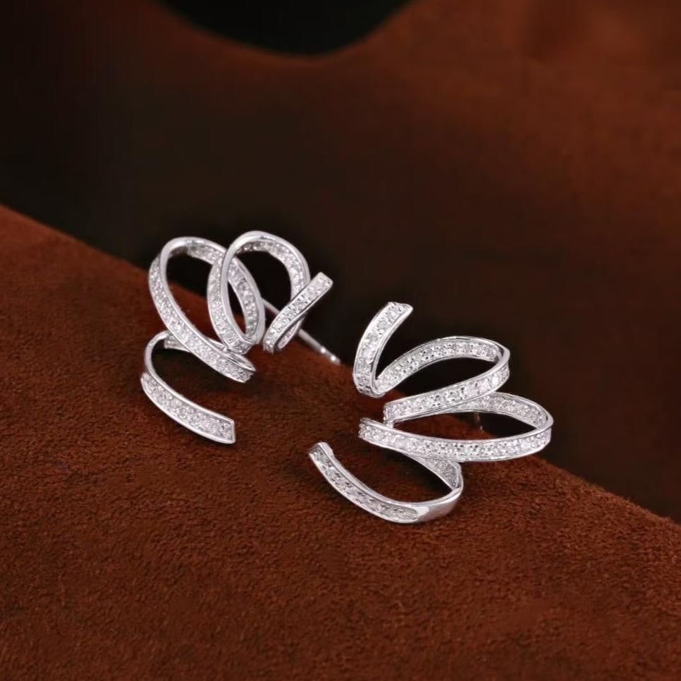 14k Gold 0.4 Ct Natural H Diamond Earrings: Ref:231183126 // gold content:14k gold // main gemstone:diamond // shape:round // carat weight:0. 4ct // clarity grade:vs-si // color:h // treatment:natural // cut grade:g // Condition: New Low