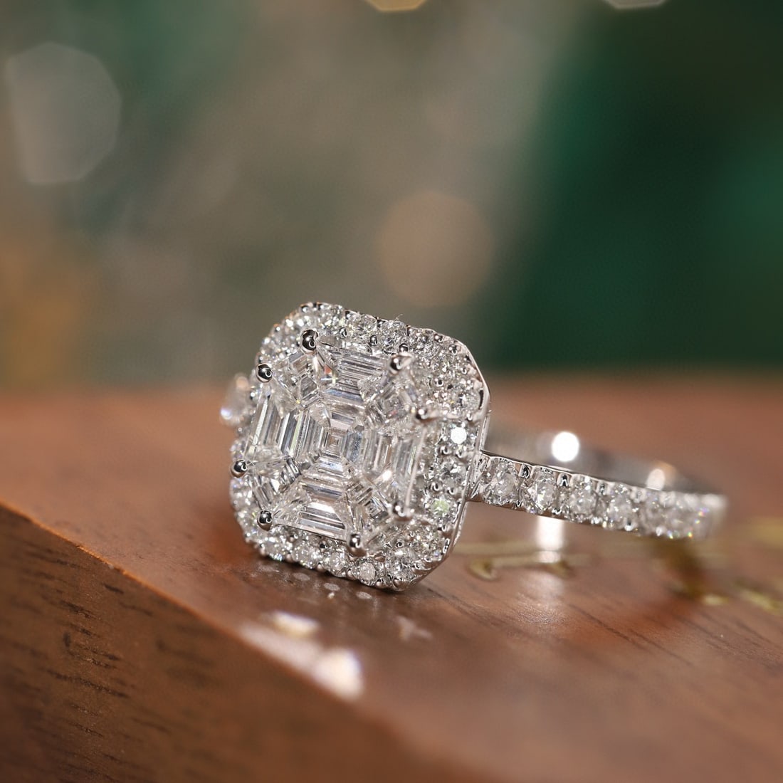 14k Gold 1.07 Ctw Natural H Diamond Ring - 2