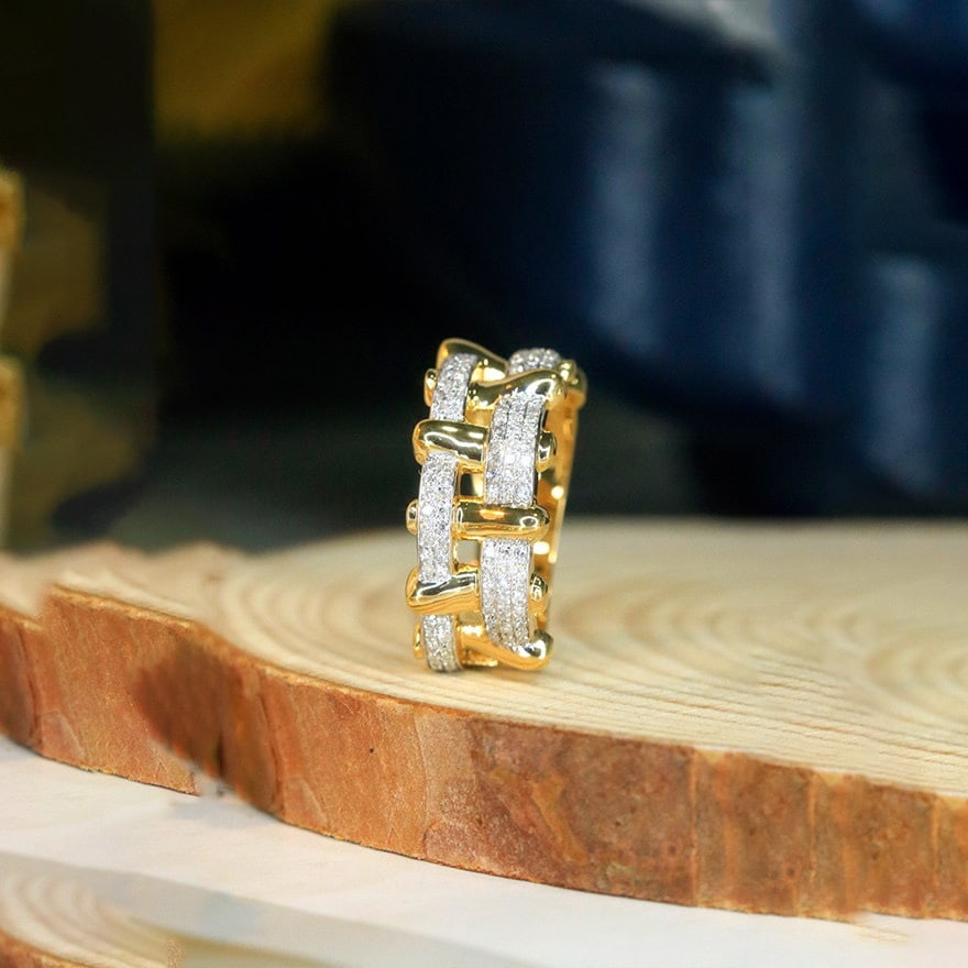 14k Gold 0.4 Ct Natural H Diamond Ring: Ref:231184204 // gold content:14k gold // ring size:7. 25us // // main gemstone:diamond // shape:round // carat weight:0. 4ct // clarity grade:vs-si // color:h // treatment:natural // cut grade:g // H