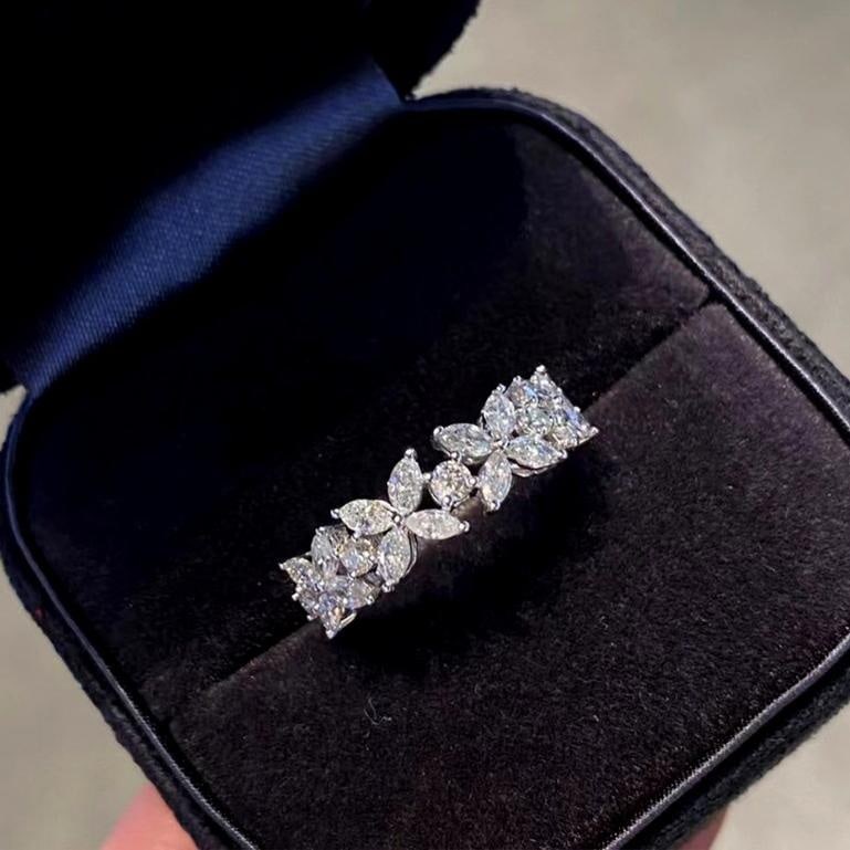 14k Gold 0.85 Ct Natural H Diamond Ring: Ref:231184322 // gold content:14k gold // ring size:7. 25us // // main gemstone:diamond // shape:multiple // carat weight:0. 85ct // clarity grade:vs-si // color:h // treatment:natural // Condition: