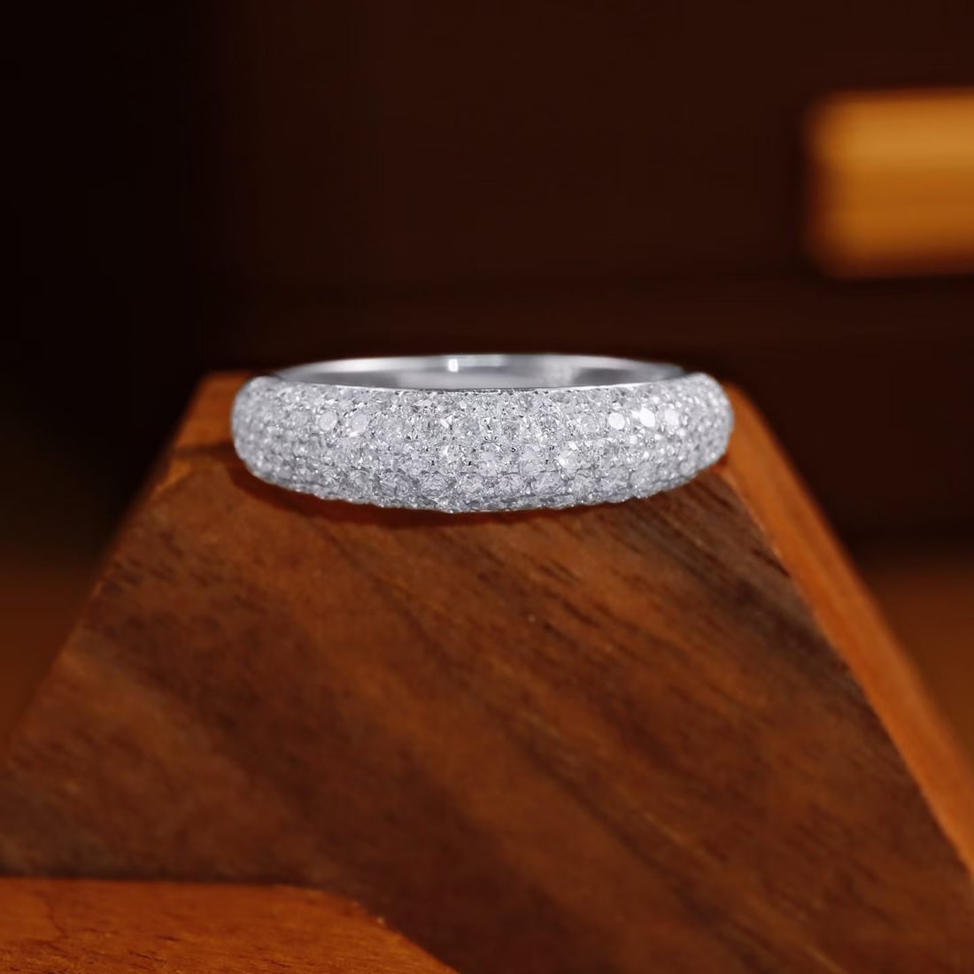 14k Gold 1.1 Ct Natural H Diamond Ring - 2