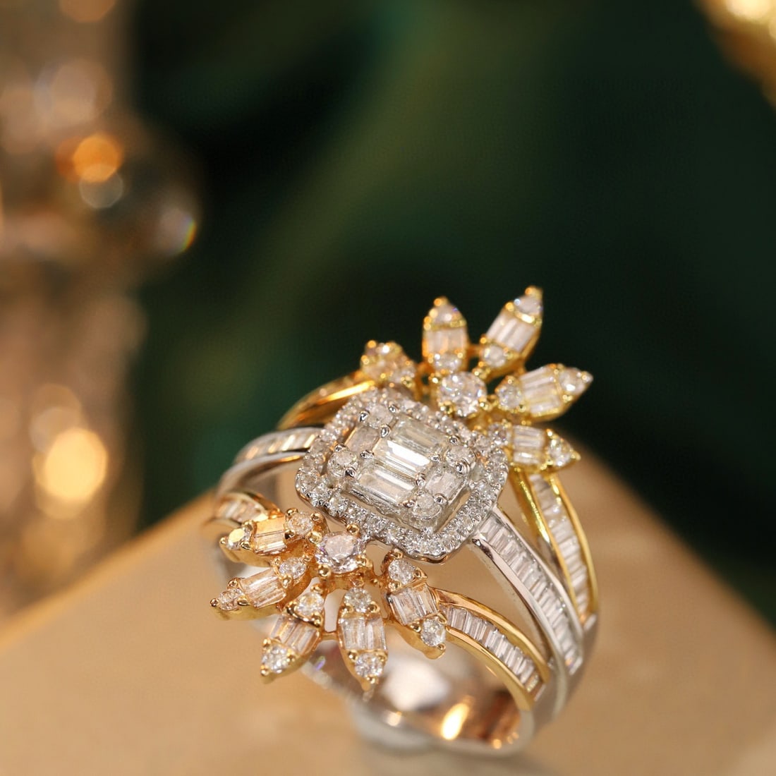 14k Gold 1.00 Ct Natural H Diamond Ring - 2