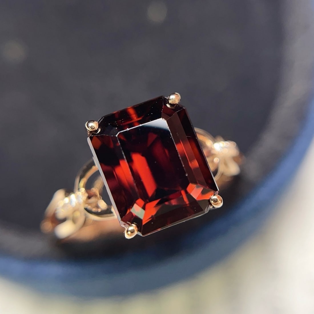 14k Gold 4.20 Ct Natural Tourmaline & Diamond Ring - 2