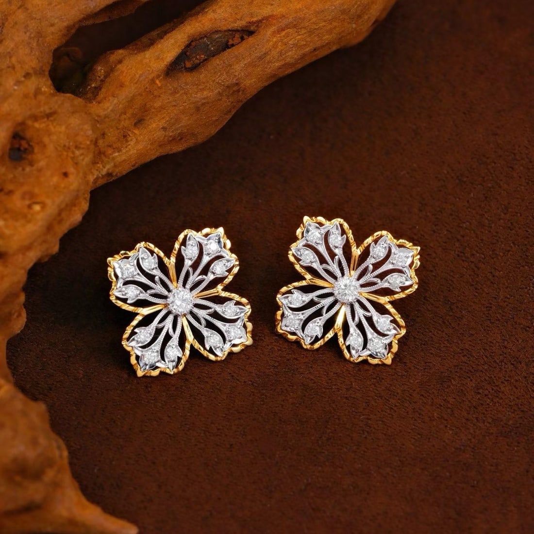 14k Gold 0.54 Ct Natural H Diamond Earrings: Ref:231186135 // gold content:14k gold // main gemstone:diamond // shape:round // carat weight:0. 54ct // clarity grade:vs-si // color:h // treatment:natural // cut grade:g // Condition: New Low