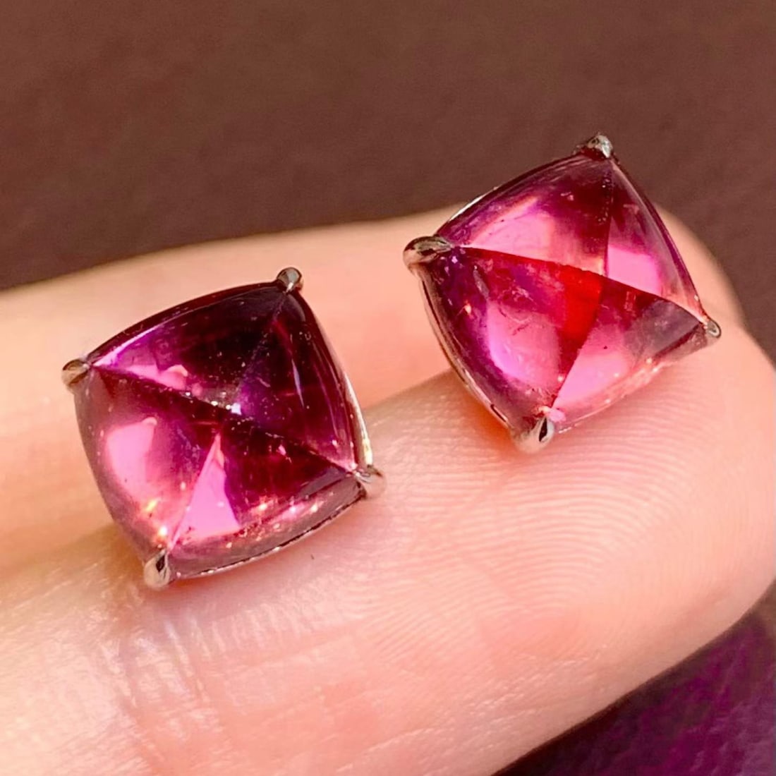 14k Gold 6.2 Ct Natural Tourmaline Earrings - 3