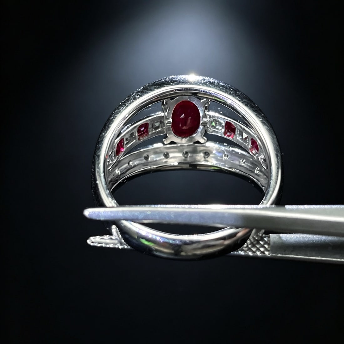 14k Gold 2.09 Ctw Natural Ruby & Diamond Ring - 5