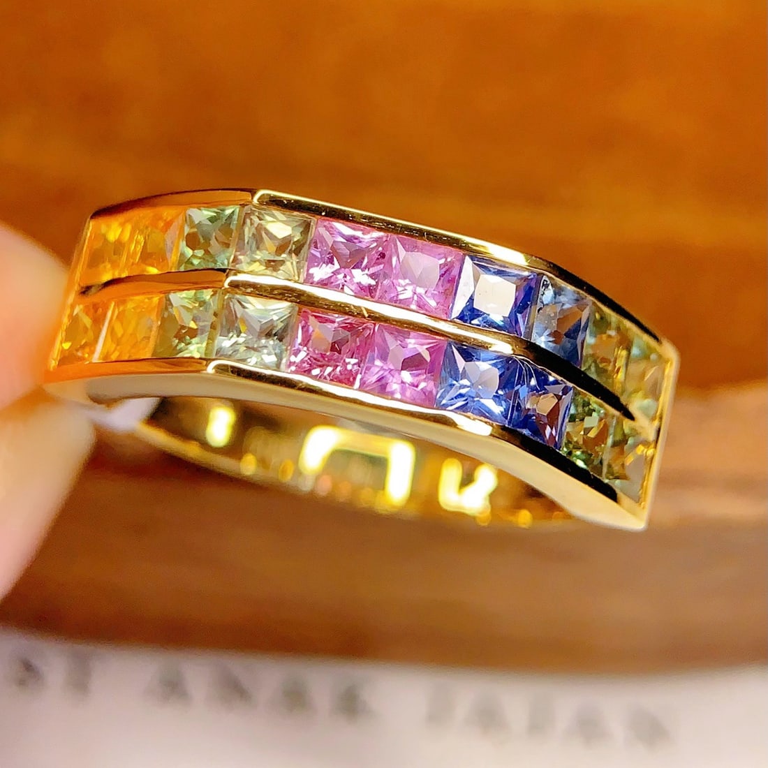 14k Gold 2 Ct Natural Sapphire Ring - 2