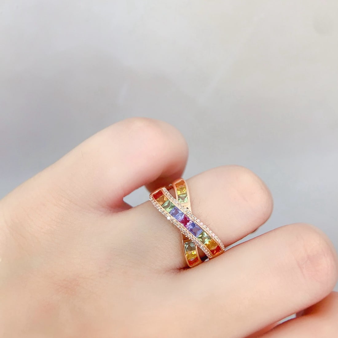 14k Gold 1.8 Ct Natural Sapphire & Diamond Ring - 3