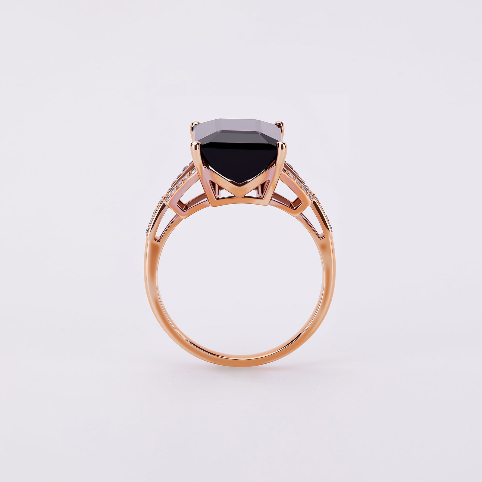 14k Gold 5.92 Ctw Natural Tourmaline & Diamond Ring - 2