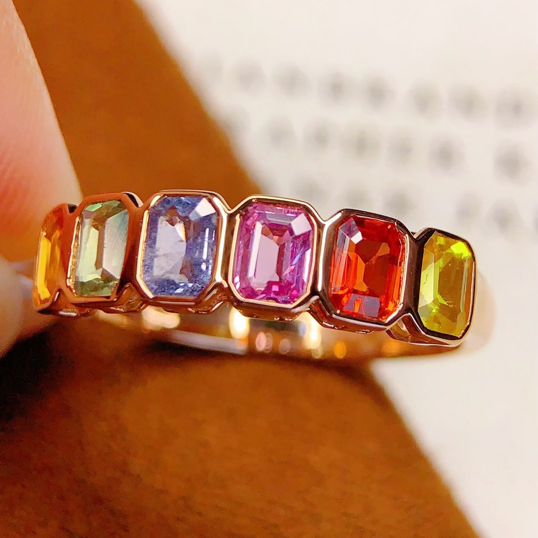 14k Gold 1.7 Ct Natural Sapphire Ring: Ref:231187239 // gold content:14k gold // ring size:7. 25us // // main gemstone:sapphire // shape:octagonal // carat weight:1. 7ct // color:color // treatment:natural // Condition: New Low Estimate: