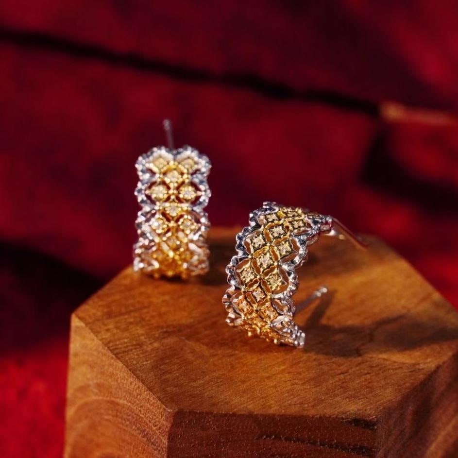 14k Gold 0.3 Ct Natural H Diamond Earrings: Ref:231188135 // gold content:14k gold // main gemstone:diamond // shape:round // carat weight:0. 3ct // clarity grade:vs-si // color:h // treatment:natural // cut grade:g // Condition: New Low