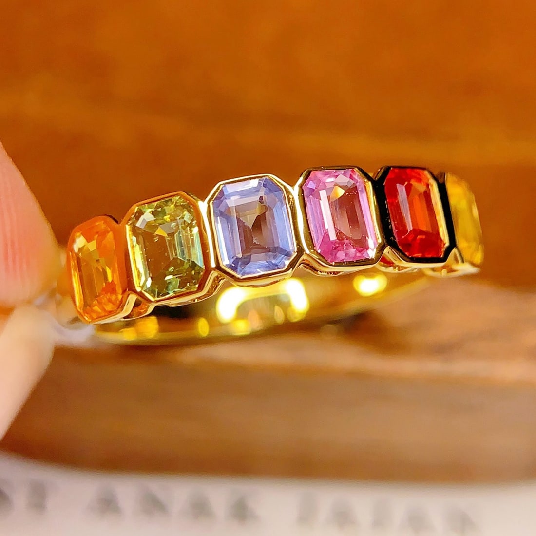 14k Gold 1.7 Ct Natural Sapphire Ring - 2