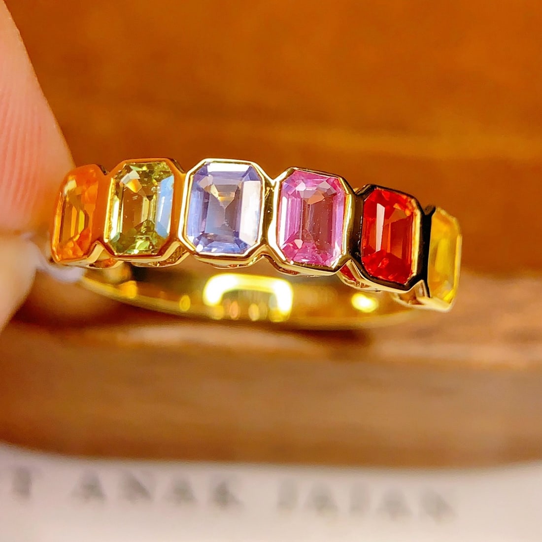 14k Gold 1.7 Ct Natural Sapphire Ring - 3