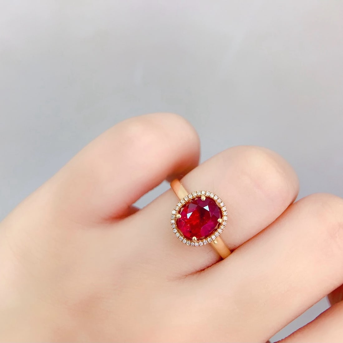 14k Gold 2.2 Ct Natural Tourmaline & Diamond Ring - 4