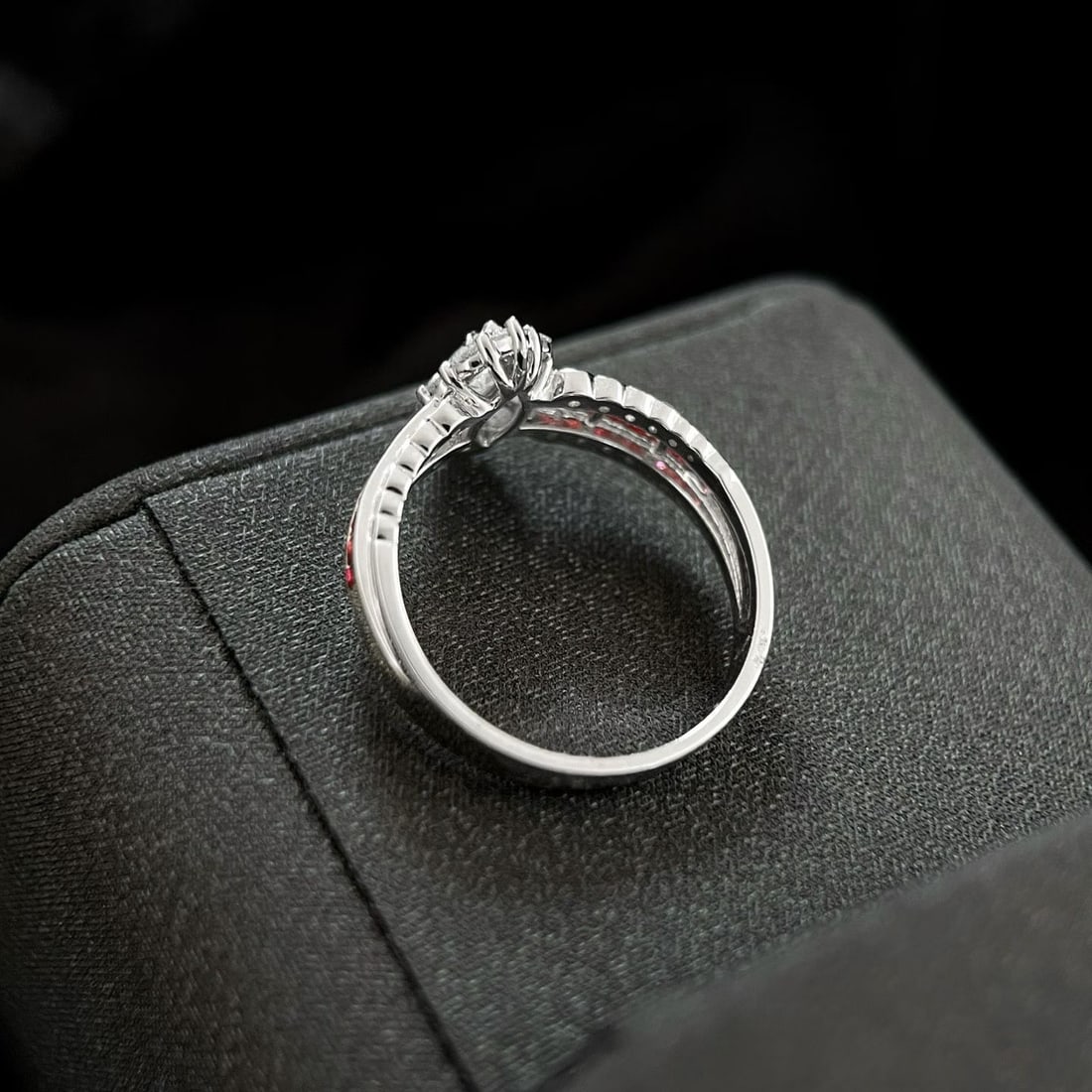 14k Gold 0.25 Ct Natural H Diamond Ring - 2