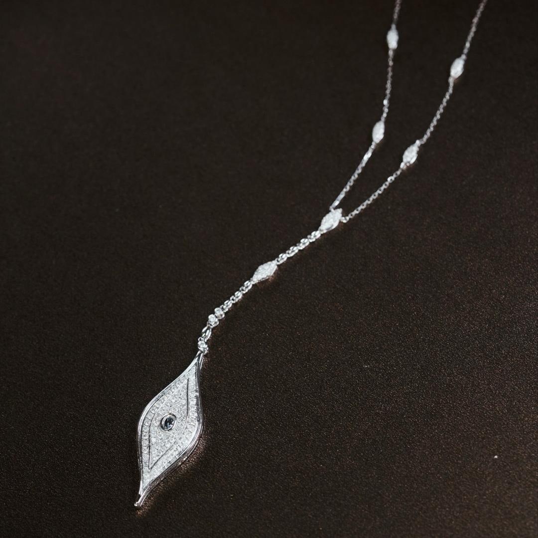 14k Gold 0.75 Ct Natural H Diamond Necklace: Ref:231190011 // gold content:14k gold // main gemstone:diamond // shape:round // carat weight:0. 75ct // clarity grade:vs-si // color:h // treatment:natural // cut grade:g // Condition: New Low