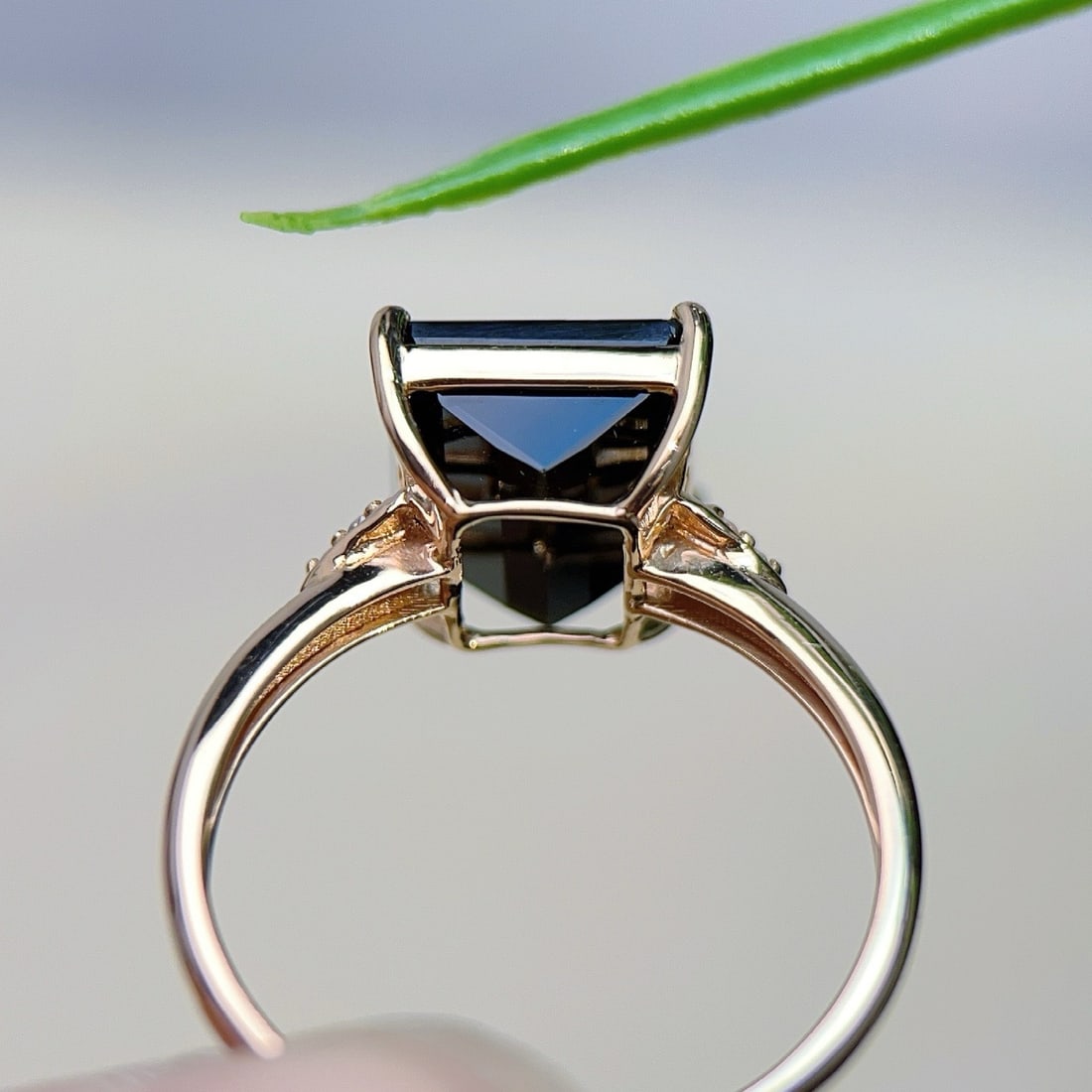 14k Gold 4.08 Ctw Natural Tourmaline & Diamond Ring - 3