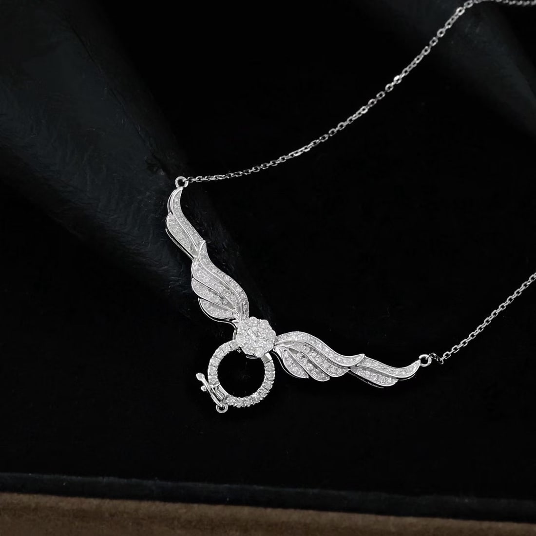 14k Gold 0.5 Ct Natural H Diamond Necklace - 2